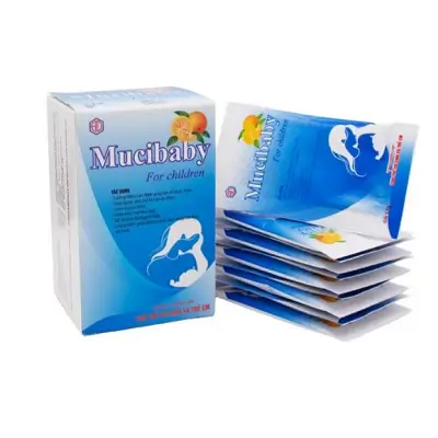 Mucibaby for children - Điều trị ho long đàm (Hộp 10 gói x 1,5g)
